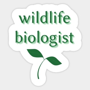 wildlife biologist Sticker